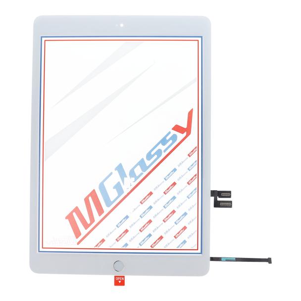 MUSTTBY Ekran dotykowy + taśma klejąca + Home do iPAD 7 (biały)