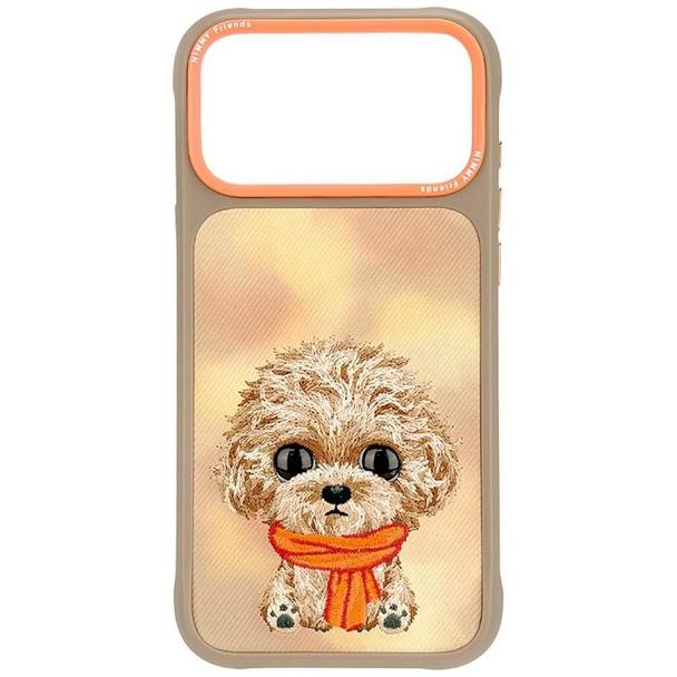NIMMY futerał BIG EYED TEDDY POODLE do IPHONE 18 Pro/17 Pro brązowy