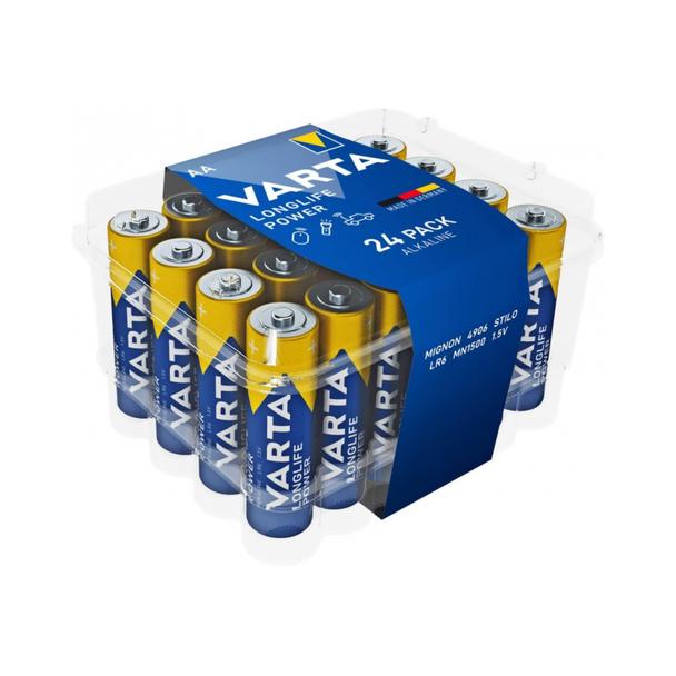 BATERIE ALKALICZNE VARTA R6
(AA) LONGLIFE POWER 24szt
PREMIUM BOX