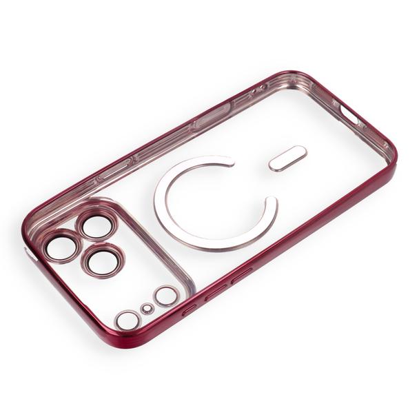 Etui na iPhone 18 Pro / 17 Pro Electro Mag Cover zgodne z MagSafe burgundowy