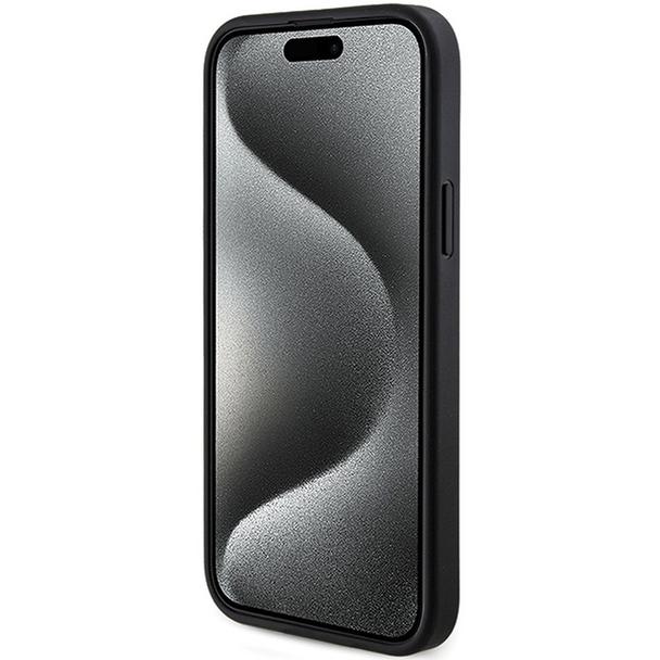 GUESS futerał do IPHONE 14 kompatybilny z MagSafe GUHMP14SG4GFRK (4G Ring classic logo) czarny