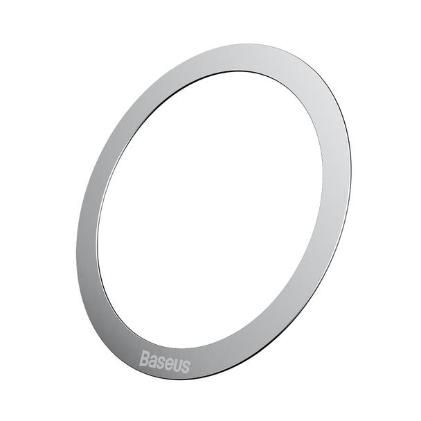 BASEUS blaszki uniwersalne kompatybilne z MagSafe PCCH000012 2 sztuki srebrne