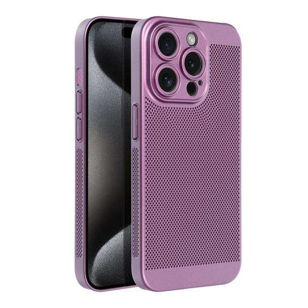 Futerał BREEZY do IPHONE 15 Pro fioletowy