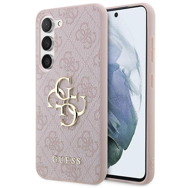 GUESS futerał do SAMSUNG S24 GUHCS24S4GMGPI (Leather 4G Metal Logo) różowy