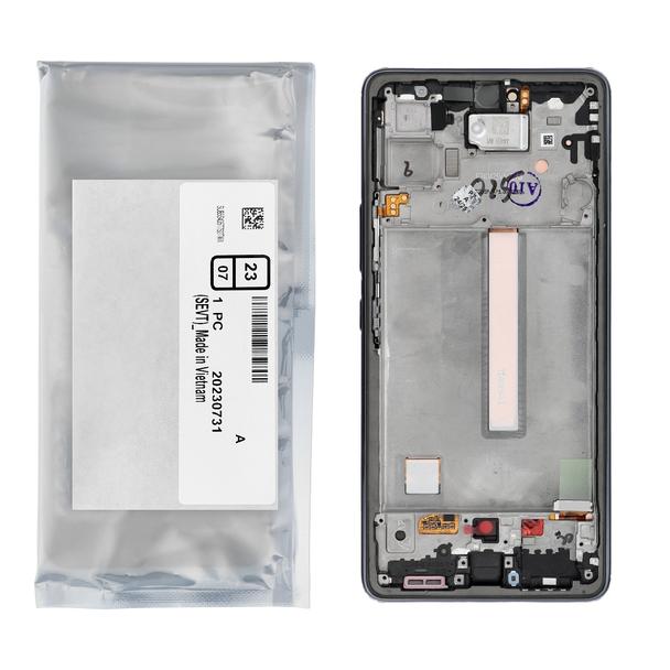 ServicePack Wyświetlacz LCD SAMSUNG  A53 5G A536B GH82-28024A Black