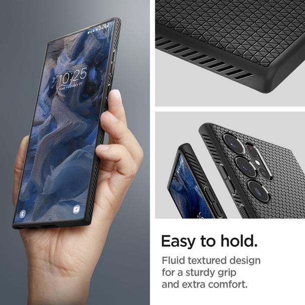 SPIGEN futerał LIQUID AIR do SAMSUNG S23 Ultra matte black