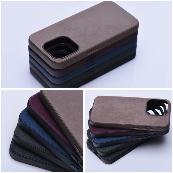 Futerał do iPhone 15 PRO MAX Woven Mag Cover zgodny z MagSafe zielony