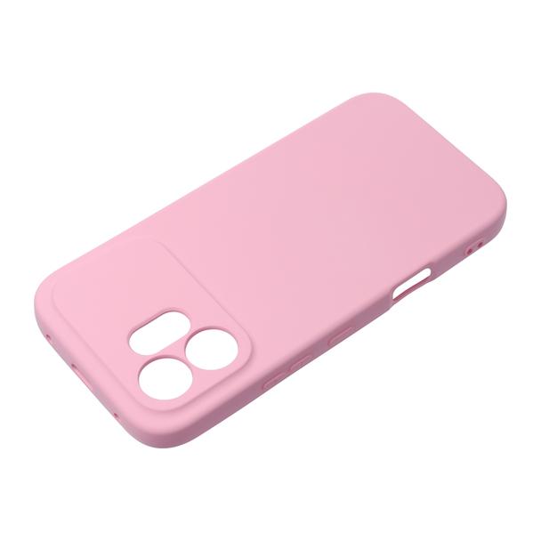 Etui na Honor 600 Silicone pudrowy róż
