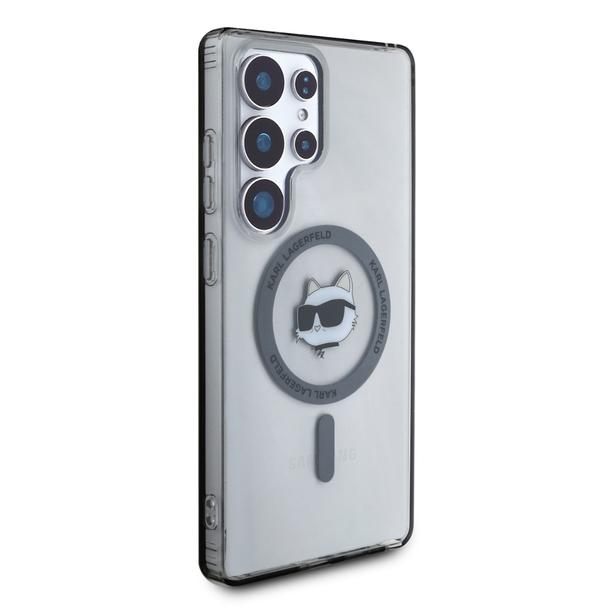 KARL LAGERFELD futerał do SAMSUNG S25 Ultra KLHMS25LHLSCHK (Magnetic IML Metal Choupette Head) czarny