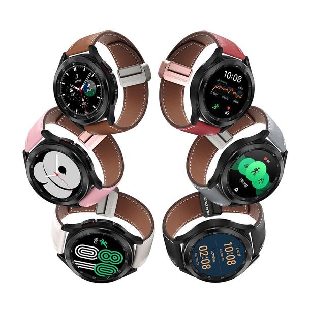 DUX DUCIS pasek YA skórzany do Apple Watch 38 / 40 / 41 mm czerwony