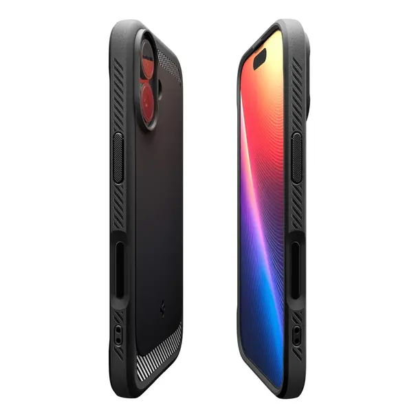 SPIGEN futerał RUGGED ARMOR MAG kompatybilny z MagSafe do IPHONE 17 matte black