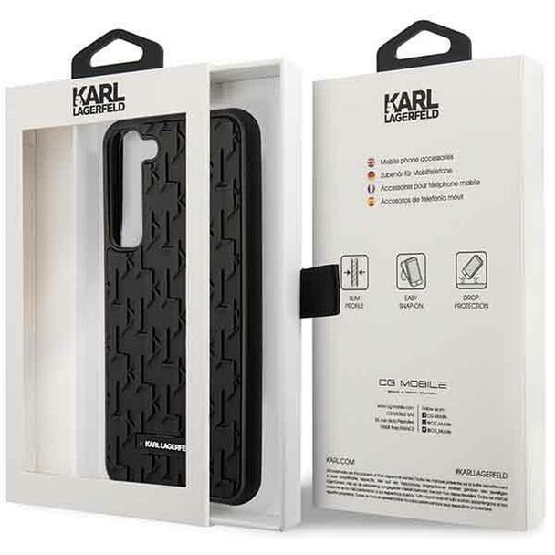 KARL LAGERFELD futerał do SAMSUNG S23 KLHCS23SRUPKLPK (Rubber Mono Logo Plate) czarny