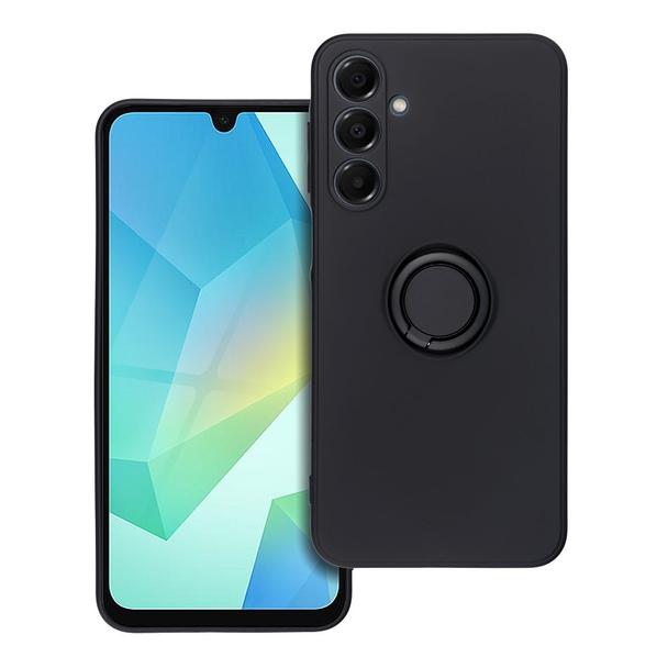 Futerał do Samsung A16 5G / A16 4G Silicone Ring czarny