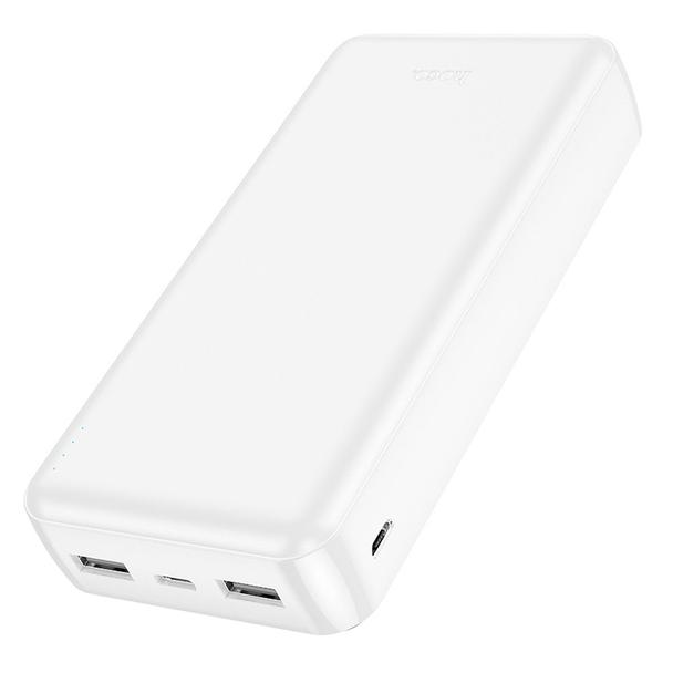 Powerbank Hoco 20000 mAh 2,1A J100A biały