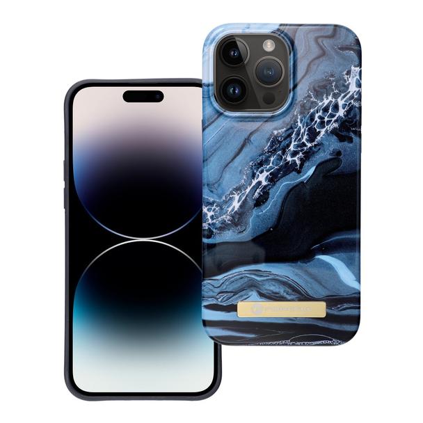 Etui na iPhone 15 Forcell F-Protect Mirage zgodny z MagSafe ocean marble