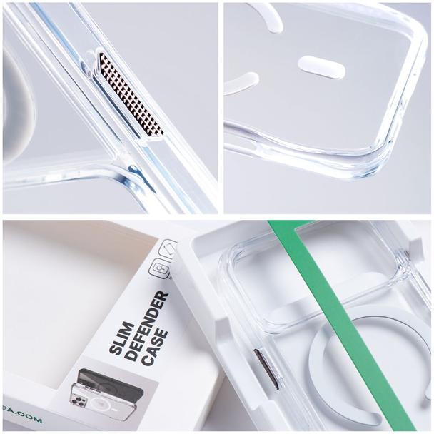 ROAR futerał SLIM DEFENDER kompatybilny z MagSafe do IPHONE 16 Pro transparentny