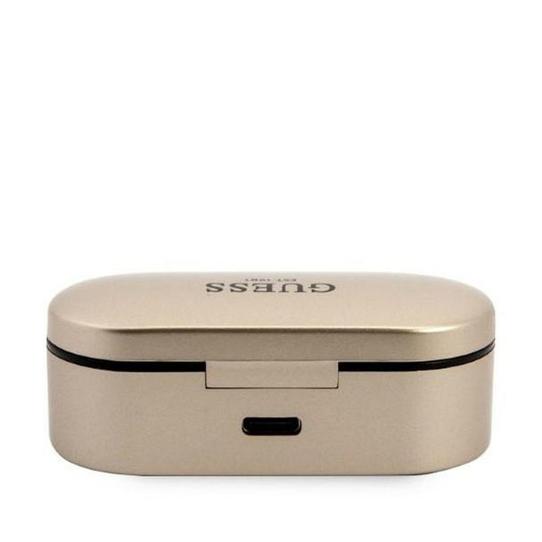 GUESS słuchawki bezprzewodowe bluetooth TWS + stacja dokująca GUTWST31ED (BT5 Classic) złote
