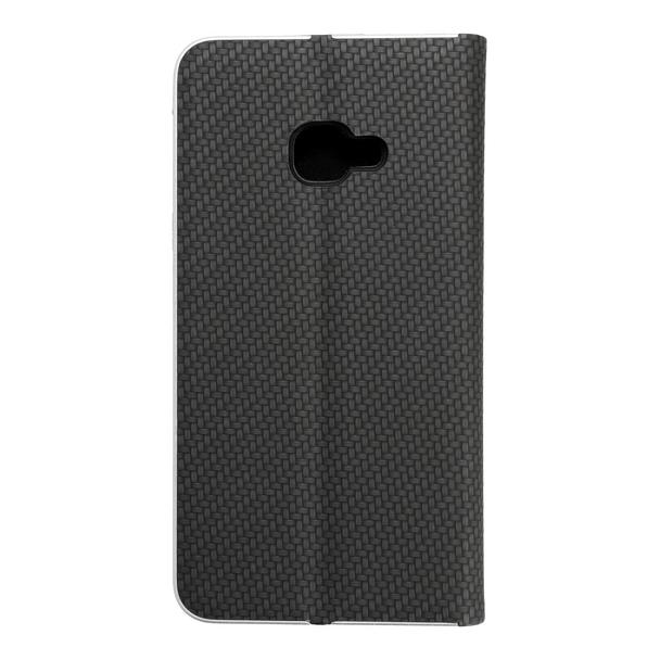 Etui z klapką na Samsung Xcover 4 Luna Book Carbon czarne