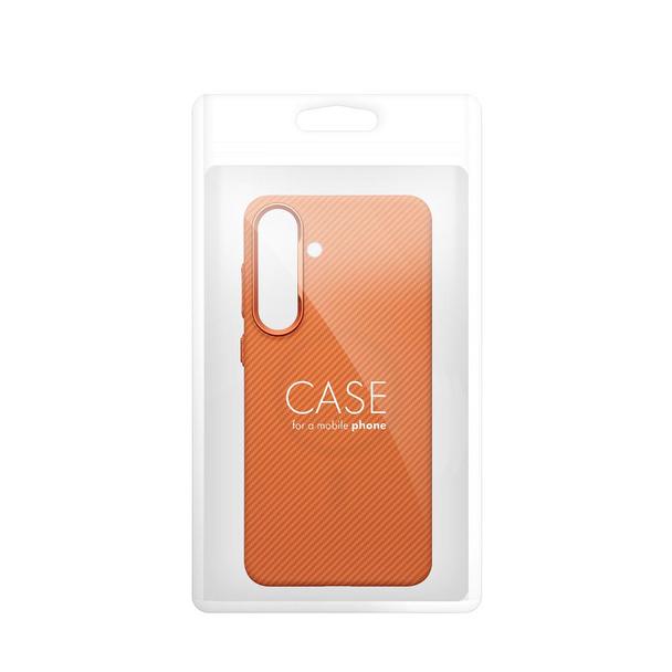 Etui na Samsung S26 FE K-Look zgodne z MagSafe pomarańczowe