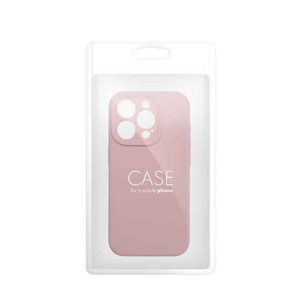 Etui na iPhone 18 Pro / 17 Pro Silicone 2mm (camera protection) pudrowy róż