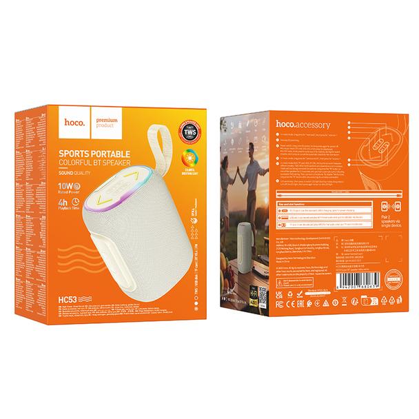 Głośnik bezprzewodowy 10W 4h Hoco HC53 biały