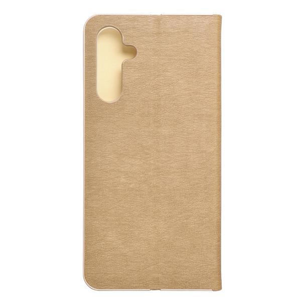 Etui z klapką na Samsung A15 4G / A15 5G Luna Book Gold złote
