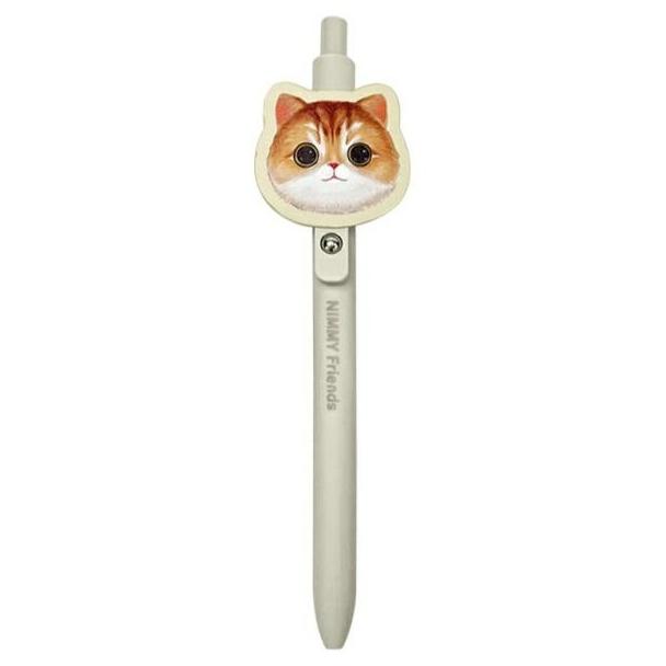 NIMMY zestaw 2w1 notatnik + długopis BIG EYED PET 2.0 Cat khaki