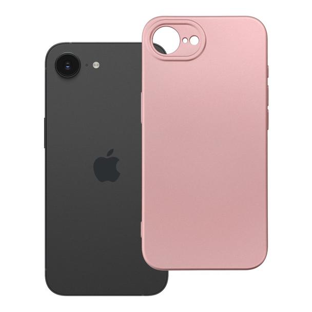 Futerał do iPhone 16e (SE 4 2025) / 17e Metallic różowy