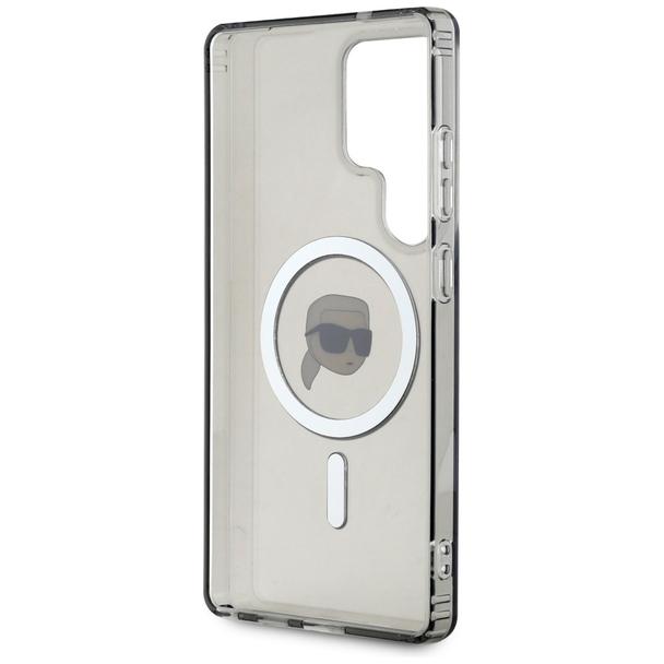 KARL LAGERFELD futerał do SAMSUNG S25 Ultra KLHMS25LHLSKIK (Magnetic IML Metal K. Heads) czarny
