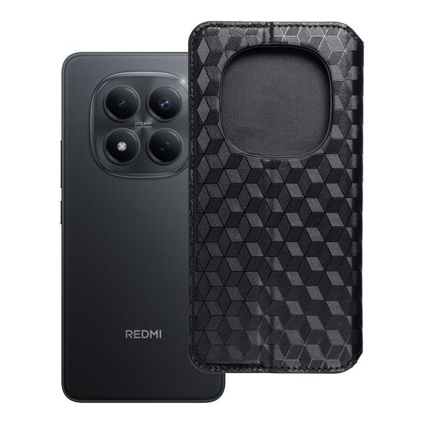 Etui z klapką na Xiaomi Redmi NOTE 15 PRO 4G Cubic Book czarne