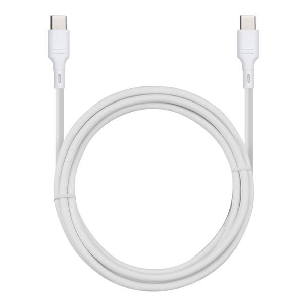 Kabel USB C do USB C Blue Star 3A 60W 1 m DC-001CC3.0 biały