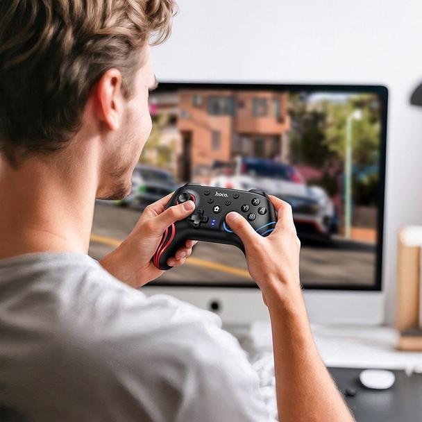 Pad bezprzewodowy Hoco do Nintendo Switch 1 / 2 / PC GA2 czarny