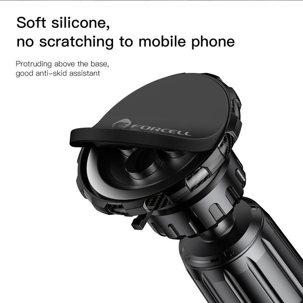 Uchwyt na telefon do samochodu magnetyczny Forcell F-Grip MagElite do kratki czarny
