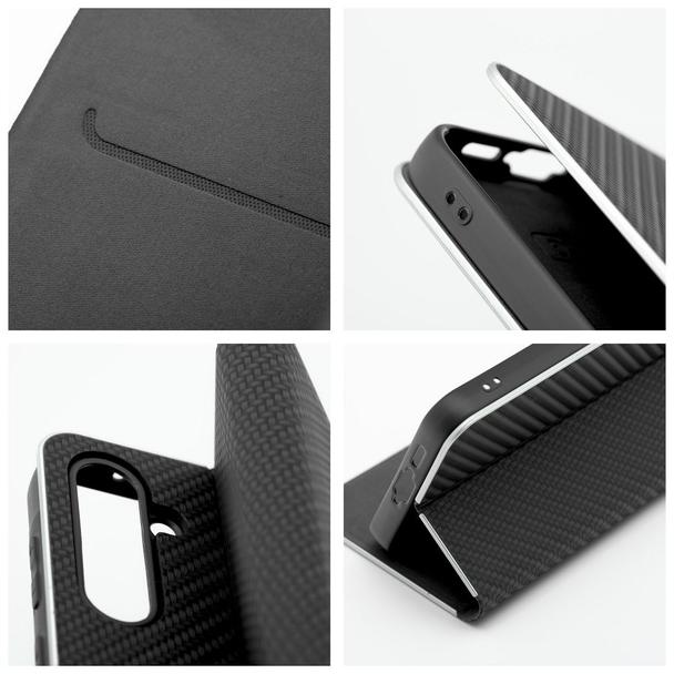 Etui z klapką na Xiaomi Redmi 14C Luna Book Carbon czarne