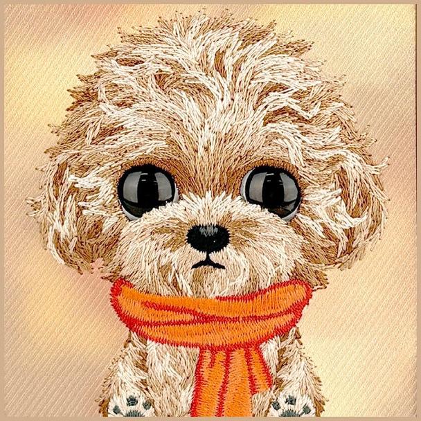 NIMMY futerał BIG EYED TEDDY POODLE do IPHONE 18 Pro/17 Pro brązowy
