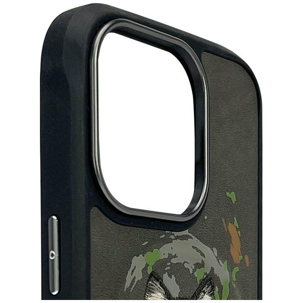 NIMMY futerał WILK kompatybilny z MagSafe do IPHONE 16 Pro Max ciemno szary