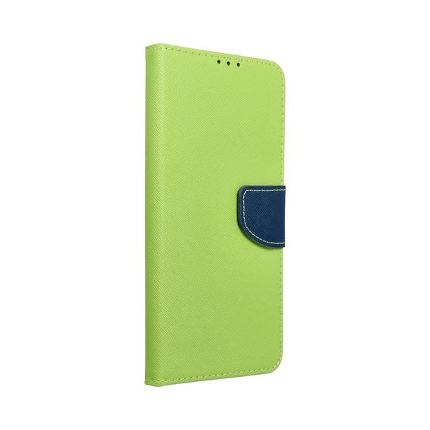 Kabura FANCY Book do SAMSUNG A03 granatowo limonkowy