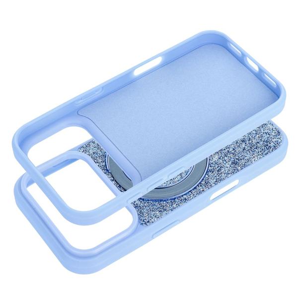 Etui na iPhone 18 Pro / 17 Pro Quartz Circle Stand Mag Cover jasnoniebieskie