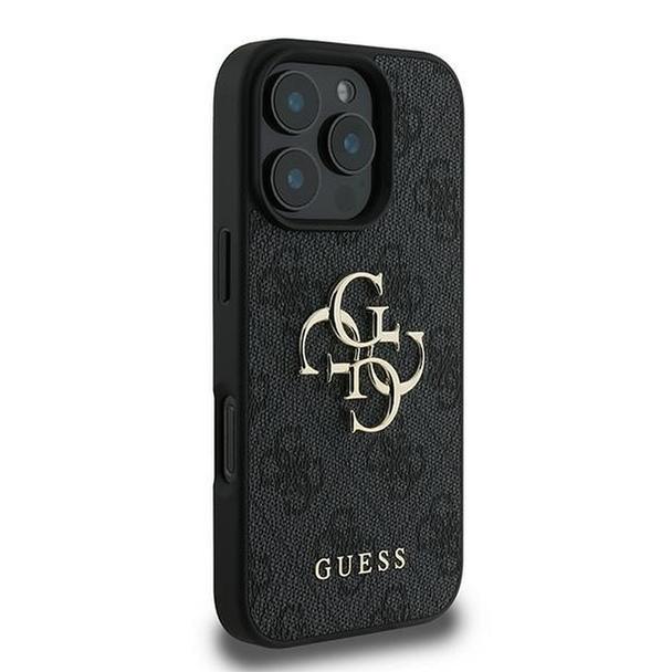 GUESS futerał do IPHONE 16 Pro GUHCP16L4GMGGR (4G PU Big Logo) czarny