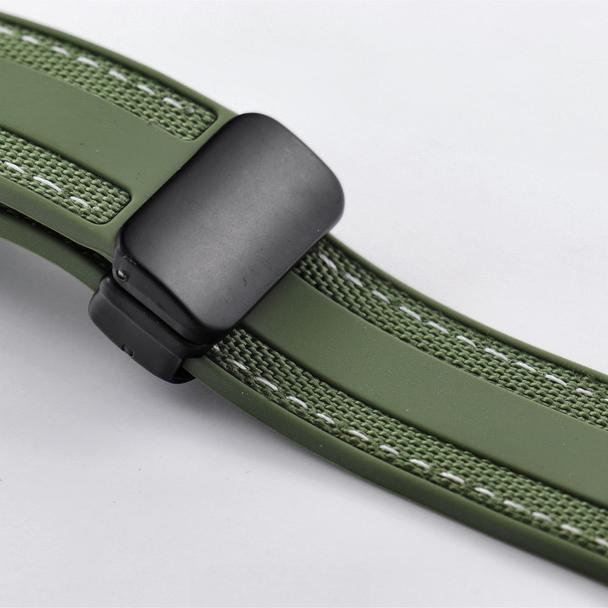 Pasek do zegarka 22 mm Titmo Strap S7 silicone zielony