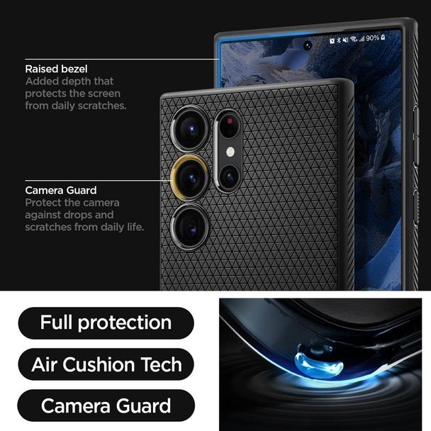 SPIGEN futerał LIQUID AIR do SAMSUNG S23 Ultra matte black
