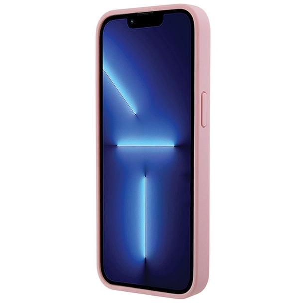 GUESS futerał do IPHONE 15 Pro GUHCP15LP4EPMP (Quilted 4G Classic) różowy