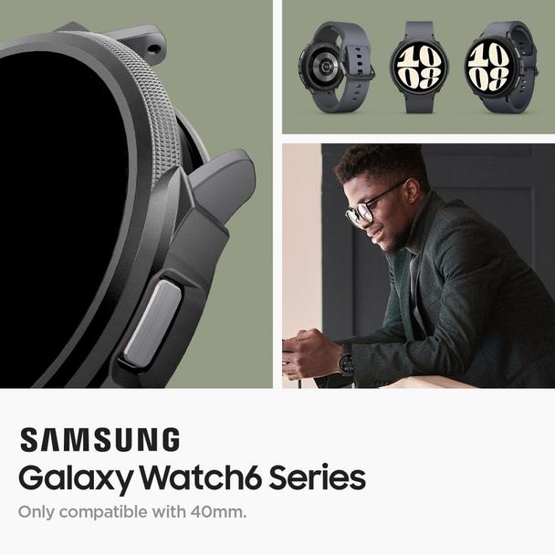 SPIGEN futerał LIQUID AIR do SAMSUNG Galaxy Watch 6 (40 mm) matte black
