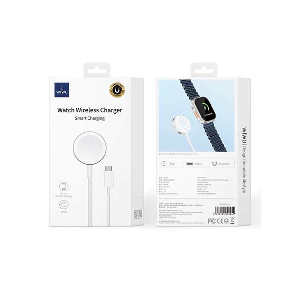WiWU - Ładowarka bezprzewodowa Wi-M18 do zegarków Apple Watch (aluminiowa obudowa)