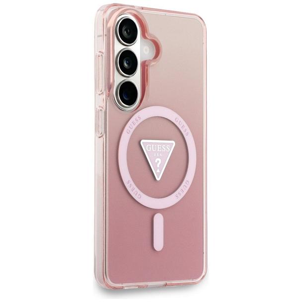 GUESS futerał do SAMSUNG S26 GUHMS26SHGTMLCGP (Magnetic IML Gradient Triangle) różowy