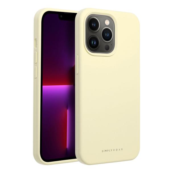 ROAR futerał CLOUD SKIN do IPHONE 13 Pro Jasnożółty