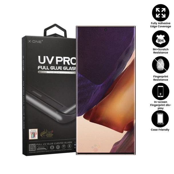 Szkło hartowane UV PRO do Samsung S21 ULTRA  X-One (case friendly) działający czytnik