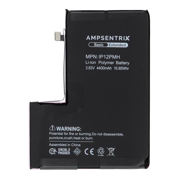 AmpSentrix Basic bateria do iPhone 12 Pro
Max (zwiększona pojemność 4400 mAh)