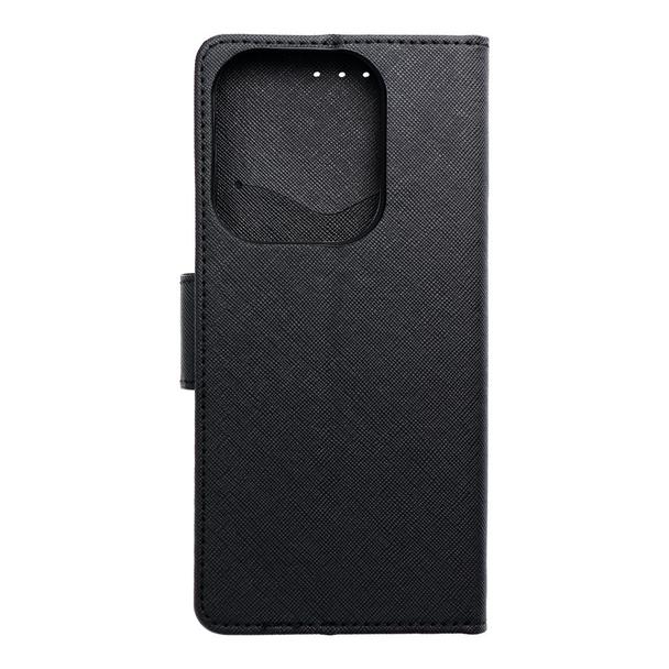 Etui z klapką na Xiaomi Redmi 15c Fancy Book czarne
