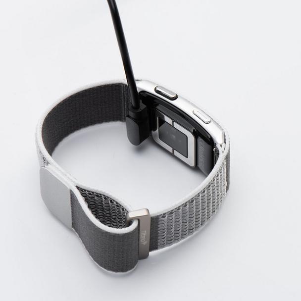 Inteligentny smart band z IP68, EKG, HR, HRV, BP, SPO2, Sleep & Strees monitor TITMO Loop I-110 srebrny 0INT
